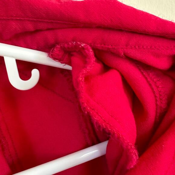 Surrey Classic Canada Wool Long Sleeve Button Front Blouse Long Sleeve Pink MED - Picture 9 of 11